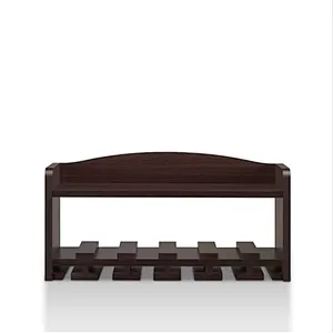Wine Rack Customize 6 Bottle Wall Mounted Shelf