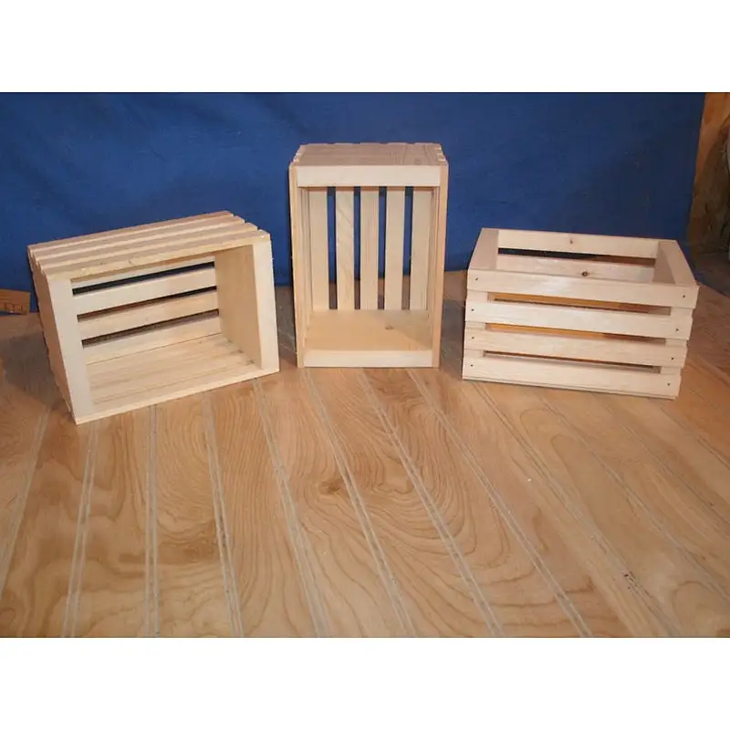Wooden storage crates centerpiece crates wedding decor shabby chic crate wooden box