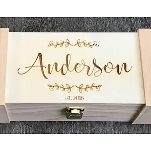 Rustic personalized customized unfinished wholesale Wooden Wine Box,elegant   Wine Box, Personalized Wine Box packaging