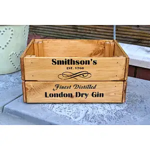 Vintage Style, Shabby Chic Wooden Crate