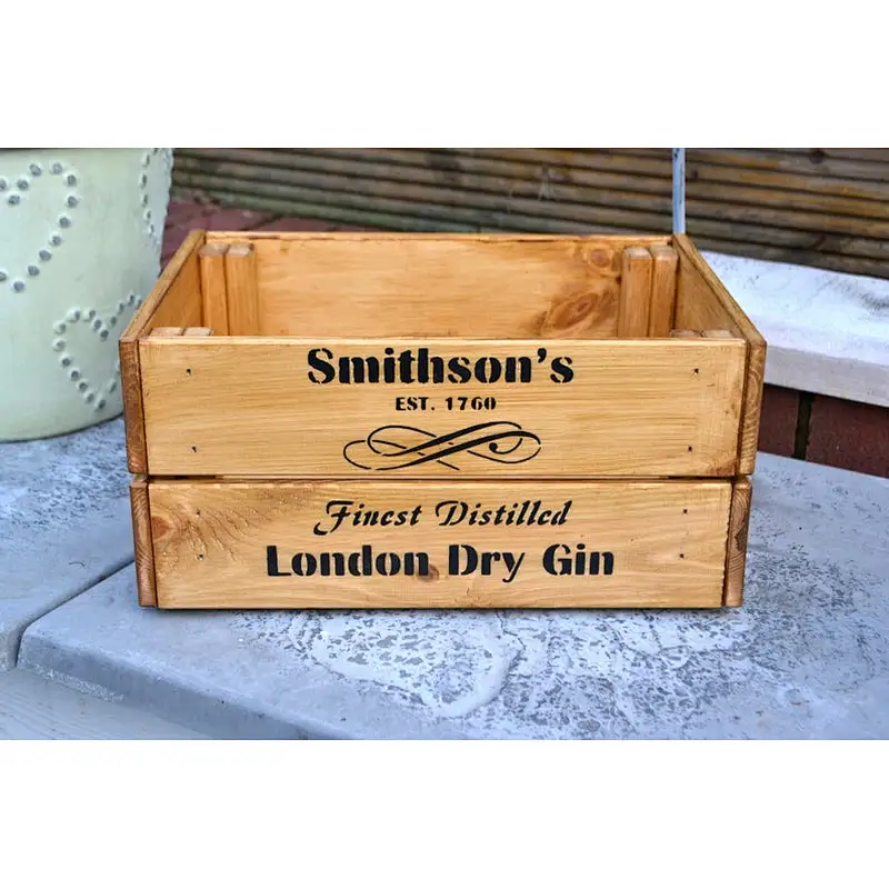 Vintage Style, Shabby Chic Wooden Crate