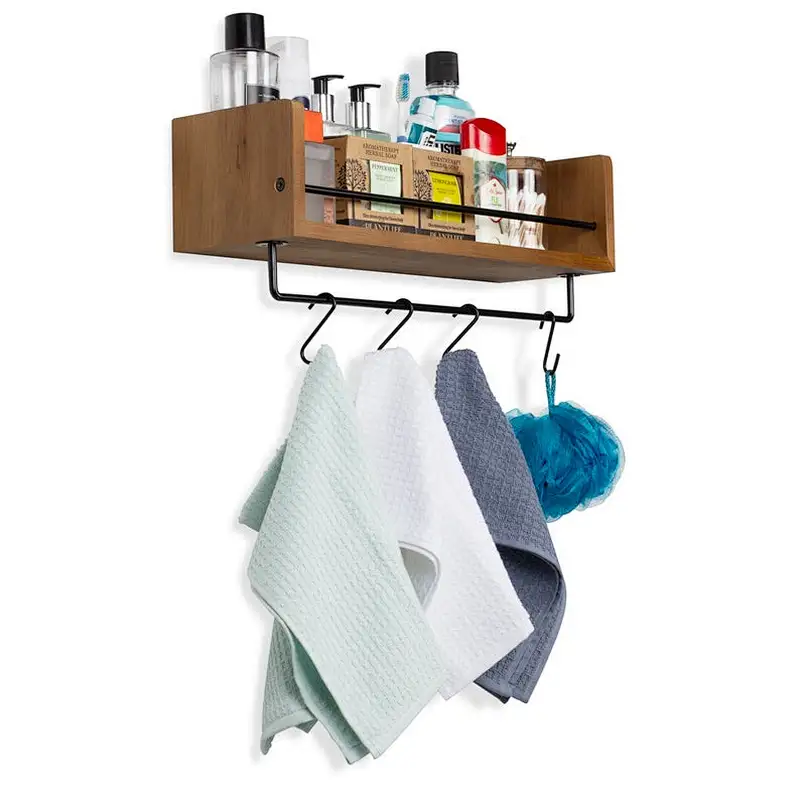Rustic wood floating wall shelves wood shelves for the kitchen wall home decor wall shelf