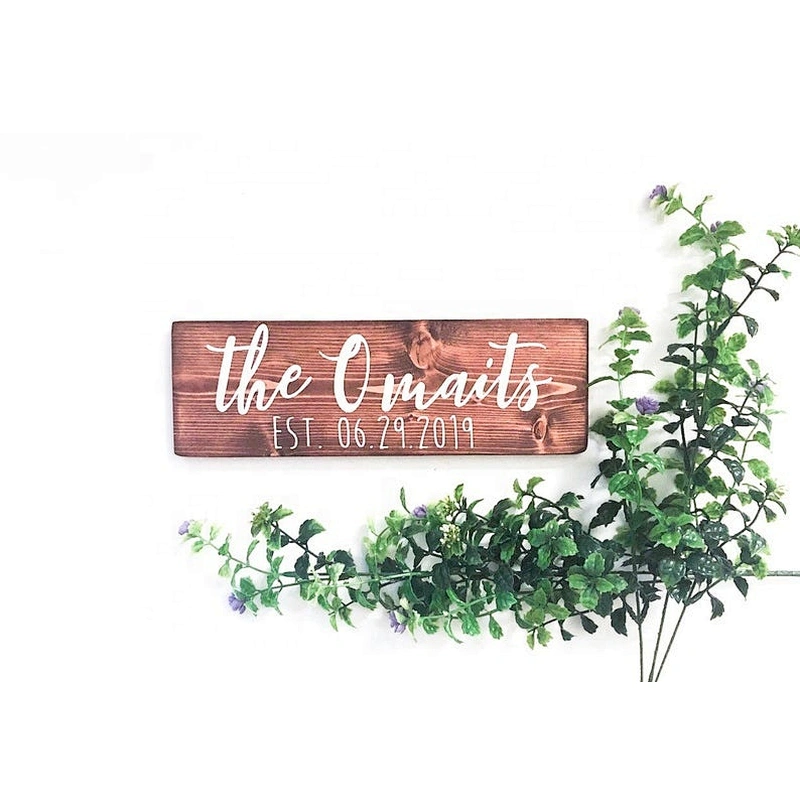 Wedding Decor Wood Sign customize sign in wood plaque blank wood sign vintage for hotel home wall hanging warmomg