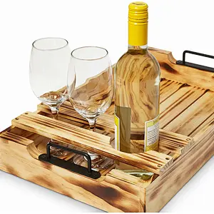 Wooden service tray coffee table farmhouse decoration - decorative wooden tray 2020