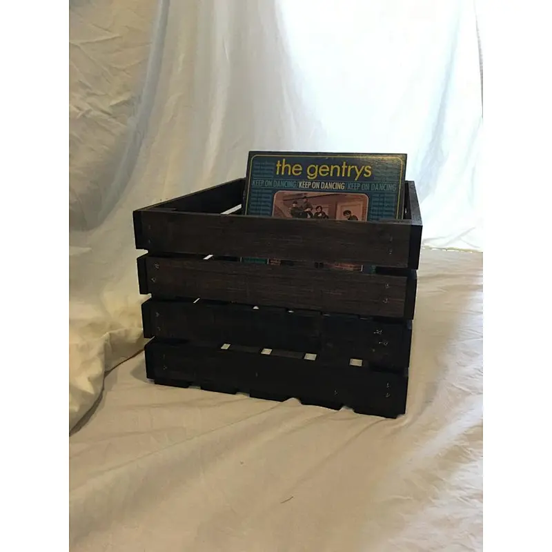Shabby chic wooden crate Rustic wooden storage crates customized