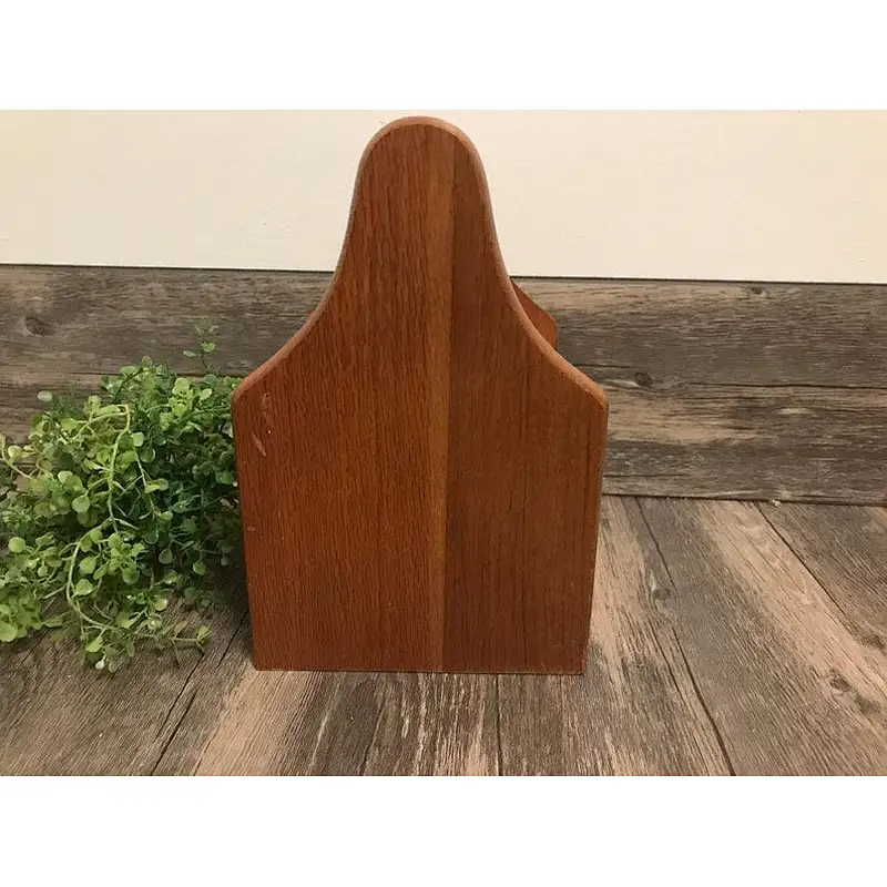 Cheap hot sale kitchen storage box wood Kitchen Utensil Holder
