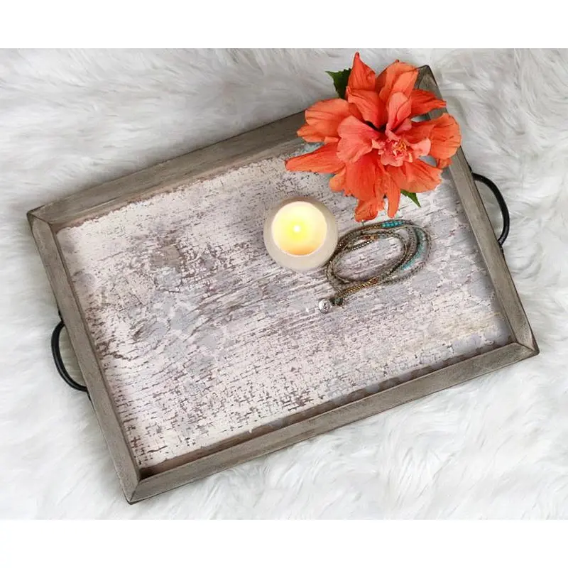 Petite Iowa Barn Wood Tray, serving tray,