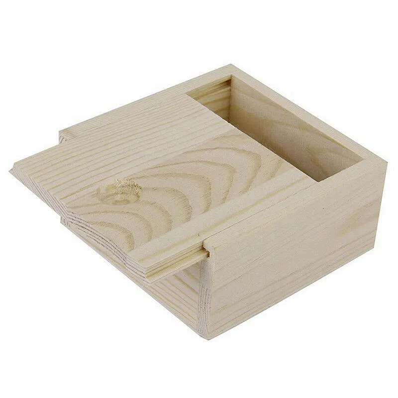 Small Plain Wooden Storage Box