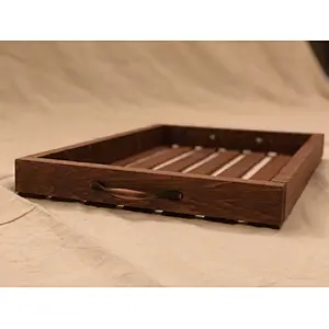Serving Wooden Tray Rustic Home Decor Serving Trays for Ottomans Wooden Serving Trays Wooden Tray With Handle