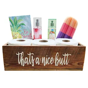 Rustic Bathroom Decor Box