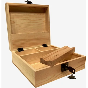 Bluntly Mini Stash wooden  Box [Discreet Version]small wooden boxluxury boxessoap boxeswooden boxes with cover