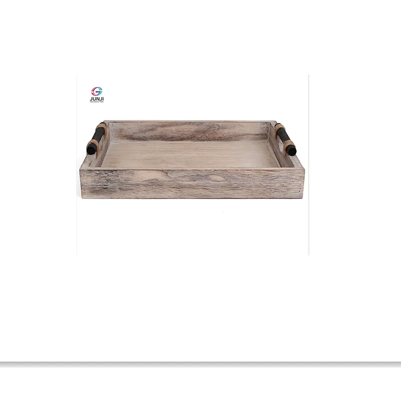 Storage wooden tray  wooden tray handle