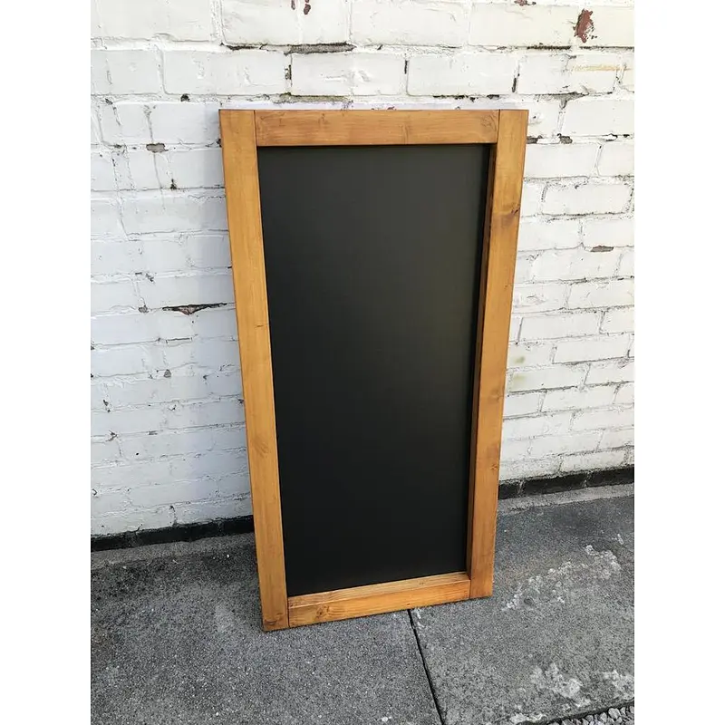Pine chalkboard menu shop menu wooden chalkboard
