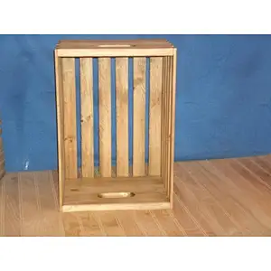 Shabby chic wooden crate wooden storage crates unfinished wood crates wholesale Customized