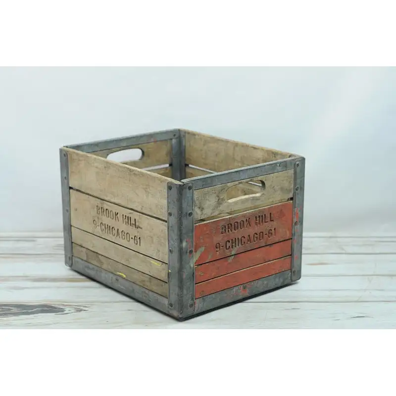 Rustic wooden storage crate unfinished wood crates wholesale wooden crates custom
