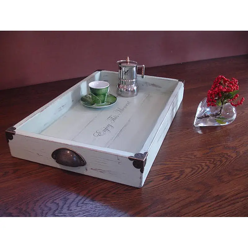Serving woodne tray   storage wooden tray