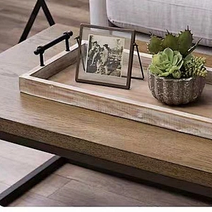 Edwardian butlers, maids wooden tray