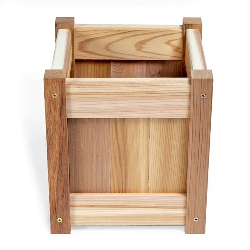 All Things Cedar Planter rustic customized home handmade   Wooden Flower Planter fruit and vegetable tool  wooden  Box