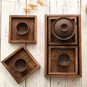 Unfinished Wood Trays Wood Serving Tray Wooden Ottoman Tray