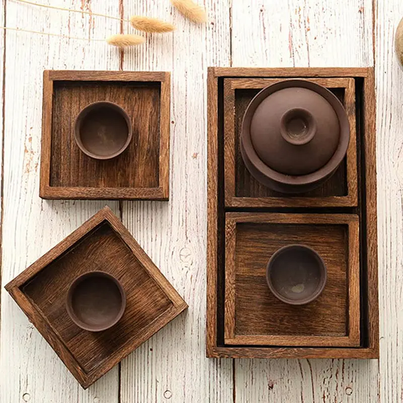 Unfinished Wood Trays Wood Serving Tray Wooden Ottoman Tray