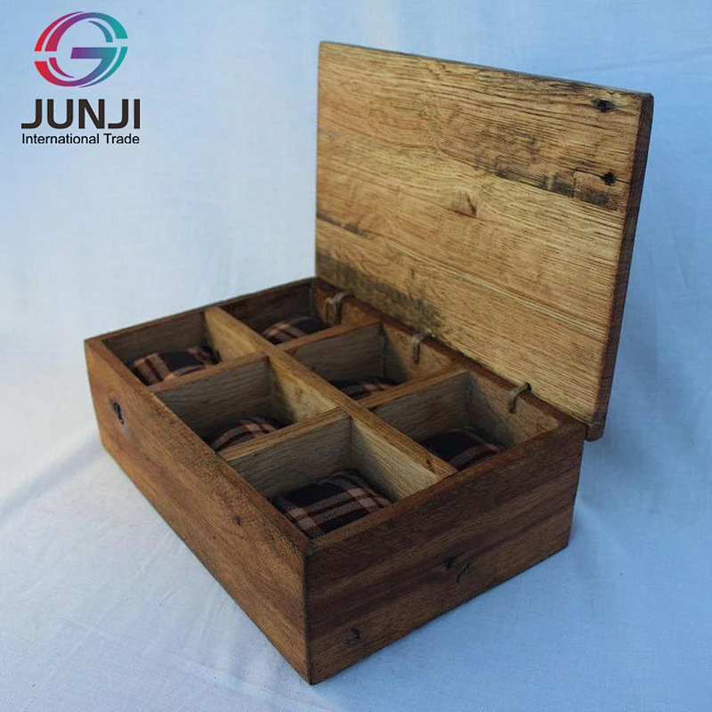 Handmade wooden box wood wine box single wood jewelry box custom logo