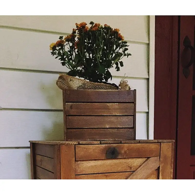 Crate Planter for Rustic Decor 2019