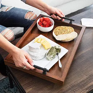 Wooden Trays and Boxes Large Wooden Trays Wooden Dry Fruit Tray