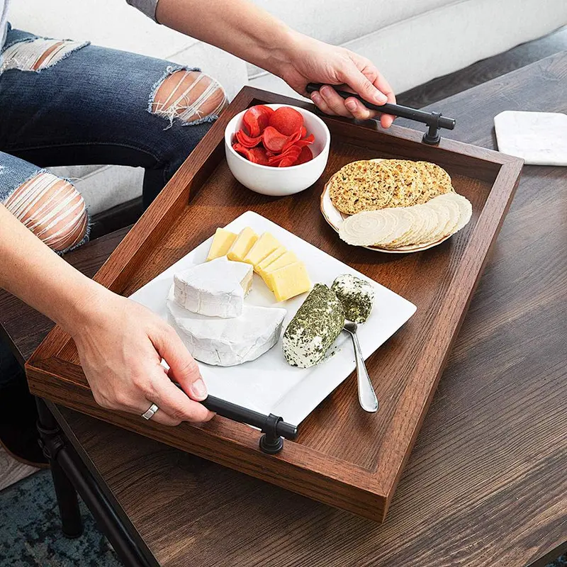 Wooden Trays and Boxes Large Wooden Trays Wooden Dry Fruit Tray
