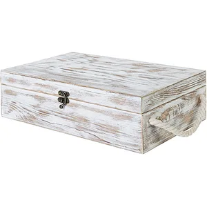 Wooden Wine Tote | Reclaimed Wine Carrier wooden crate box