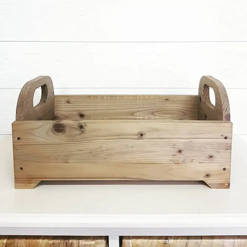 Large decorative wood tray