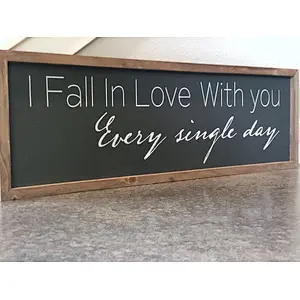Wedding Decor Sign With Chalkboard Wooden blackboard