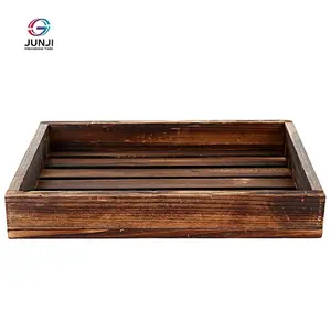 Extra Large Wooden Tray Serving Trays for Ottomans Wooden Trays For Decoration Wood Tray Stand Wooden Decorated Tray