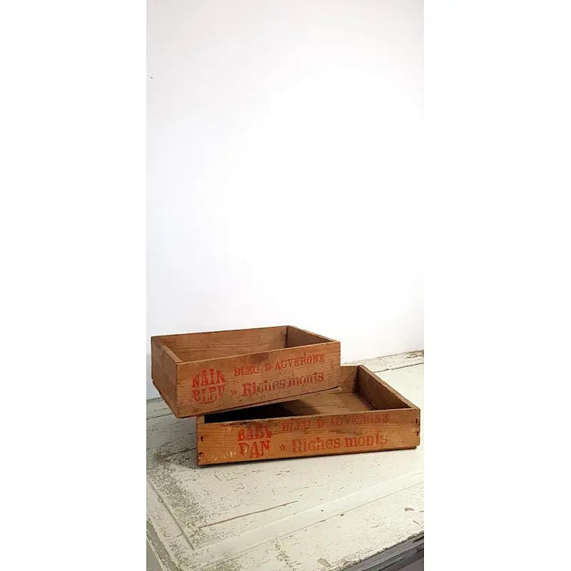 unfinished wood crates wholesale  Wooden Cheese Box Organizerwooden  for fruits and vegetables Rustic Wood Display Box Crate