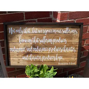 Rustic Custom Blank wood sign unfinished wood sign supplies make your own Romans sign