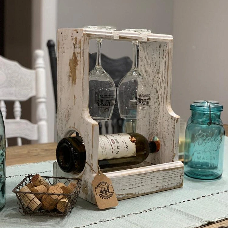 Popular China Wine Caddy Tote,  Lover Box, Bar Decor, Drinking  Unique  Wedding Gift