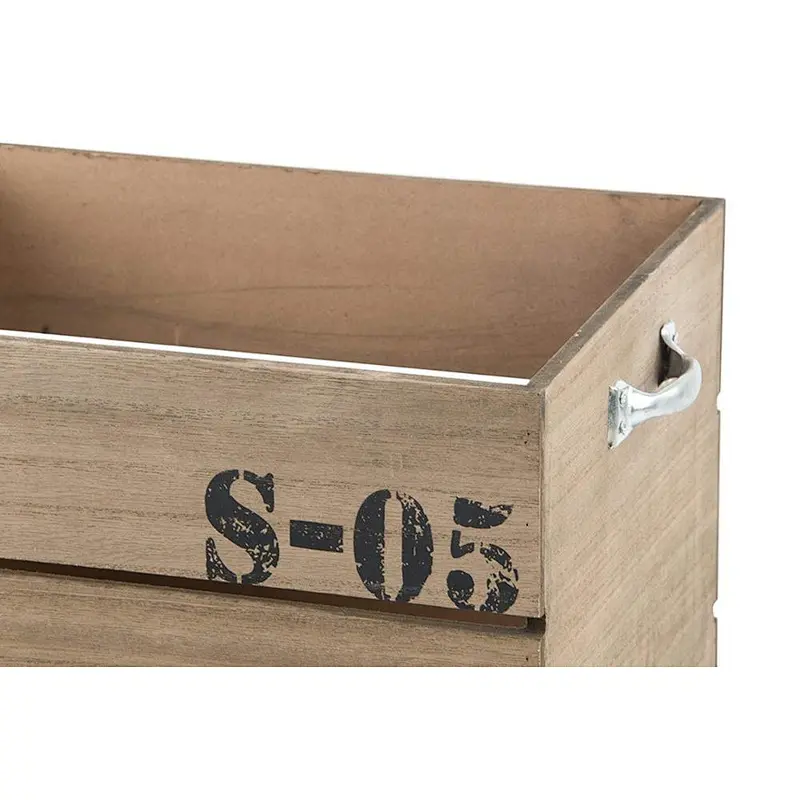 Handmade Rustic Crates Storage Box  Large box with wheels for moving