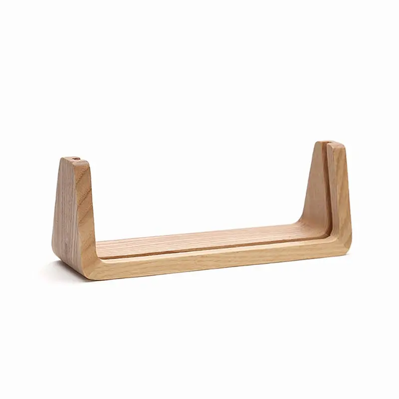 Frame with Wooden Holder Stand for Office Home Decor