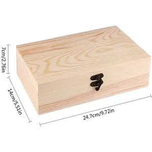 Wooden boxes unfinished  wood boxes gifts
