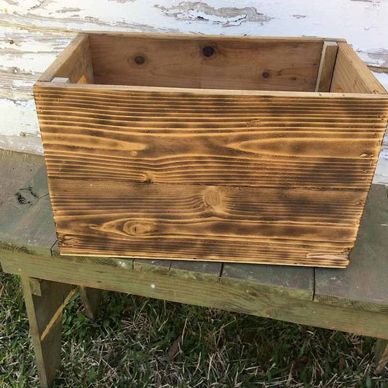 New Rustic Wood Crate 2020