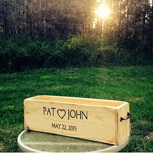 Personalized Cedar Herb Planter Box Flower Wood Box wood Planter Box
