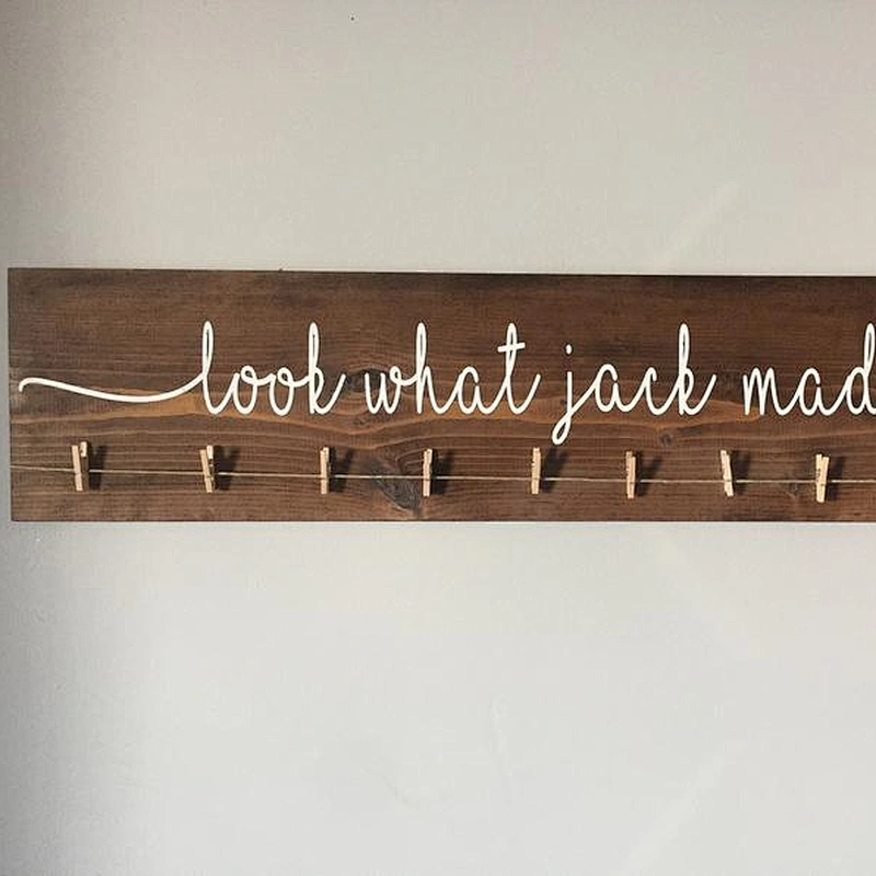 Children's Art Display Signs wooden signs with sayings  rustic wood sign  vintage customize sign in wood wooden sign