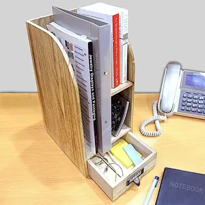 Wooden organizer boxes for crafts.Wooden Desk Organizer For Desktop Accessories