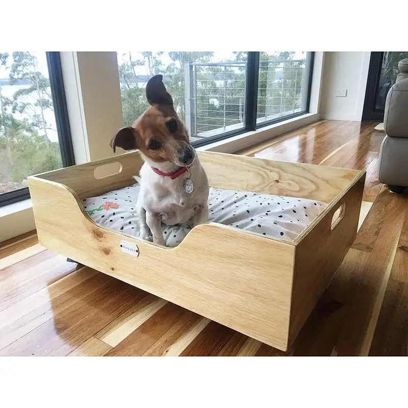 Pet house or bed modern indoor dog house- Dog crate end table Dog Kennel Furniture