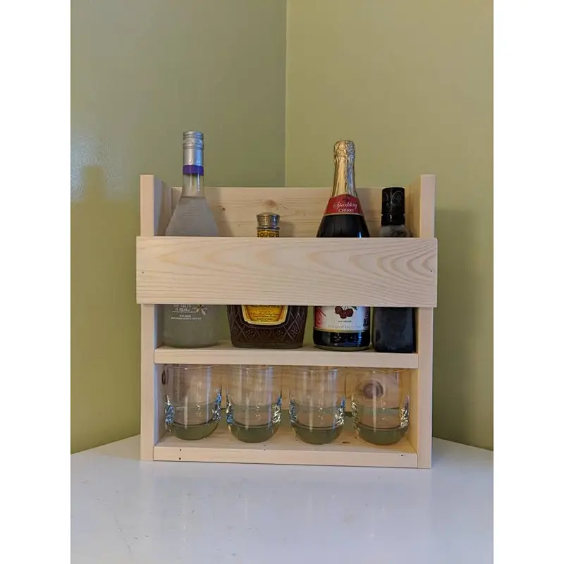 Shelf mount wall bracket wood decorative mail holder and coat key rack wall shelf wall corner floating shelf