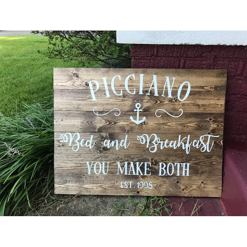 2020 Home Decor Wood Sign Wedding Signs Home writen board