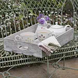 Custom unfinished Wood Tray Wooden Fish Crate