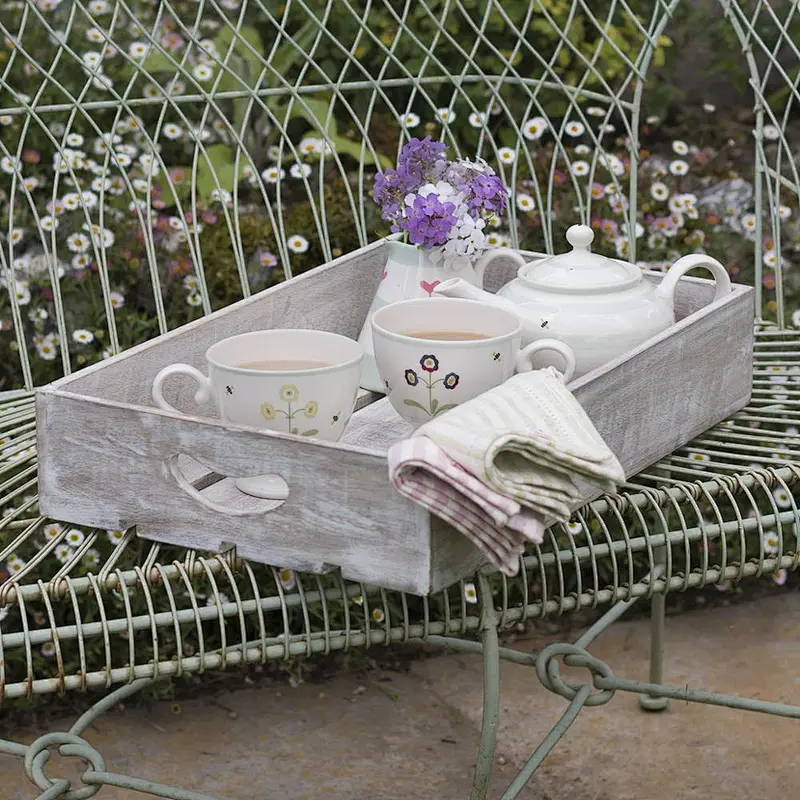 Custom unfinished Wood Tray Wooden Fish Crate