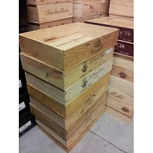 Champagne Wooden Box storage box wooden boxes cheap wooden fruit crates for sale wood box shabby chic wooden crate tray