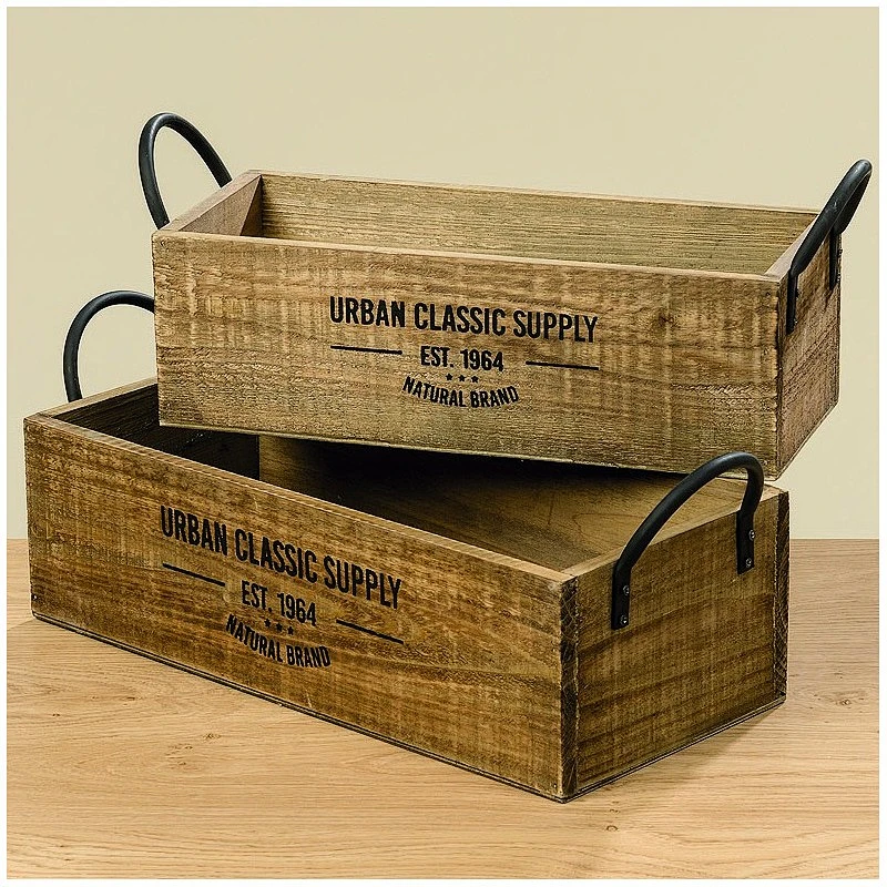 Wood Farmhouse Box For Gift Toys