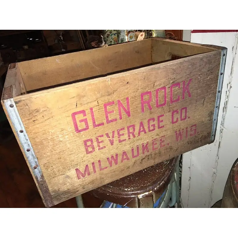 Lunlock soft drink wooden  crate